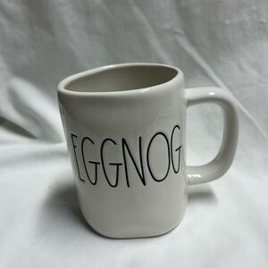 Rae Dunn EGGNOG 18 OZ Coffee Mug Cup Artisan Collection Christmas Holiday